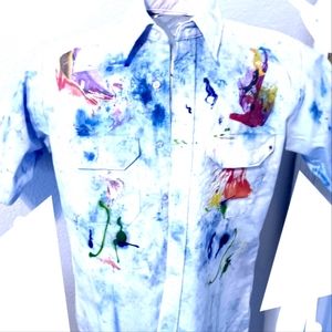 Splash / Splatter Mens Shirt.. Large